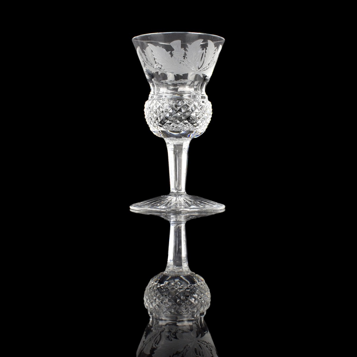 Edinburg Scotland Cut Crystal Stemware Pieces