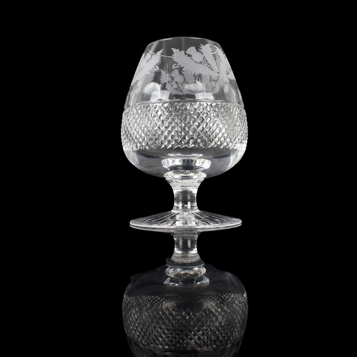 Edinburg Scotland Cut Crystal Stemware Pieces