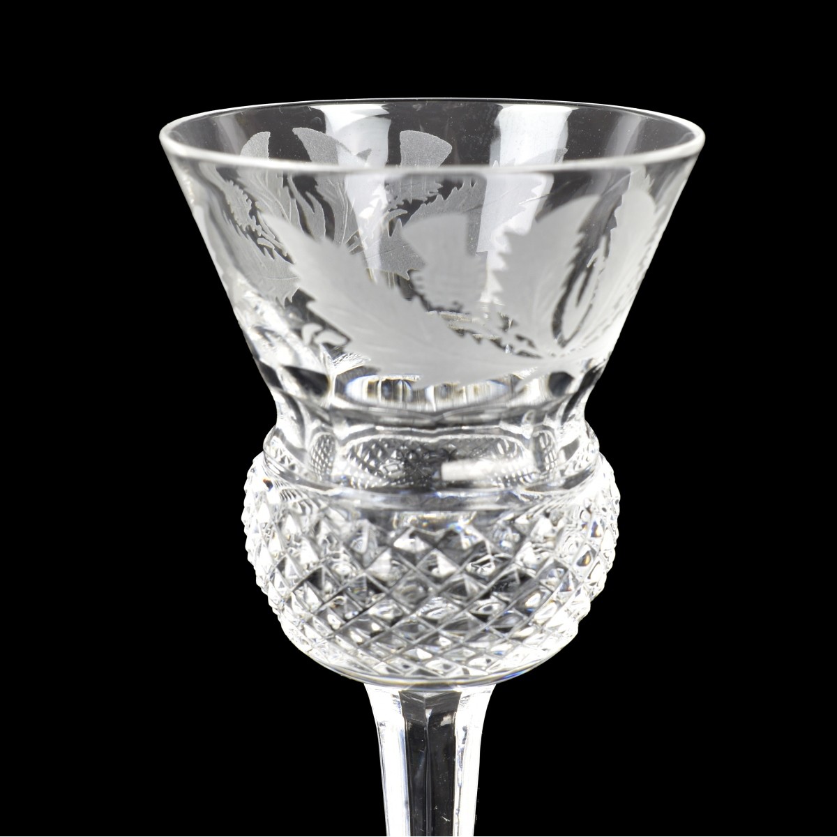 Edinburg Scotland Cut Crystal Stemware Pieces