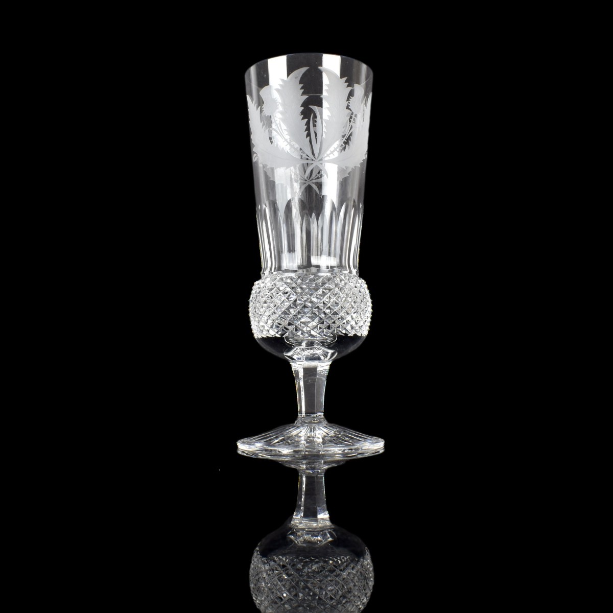 Edinburg Scotland Cut Crystal Stemware Pieces