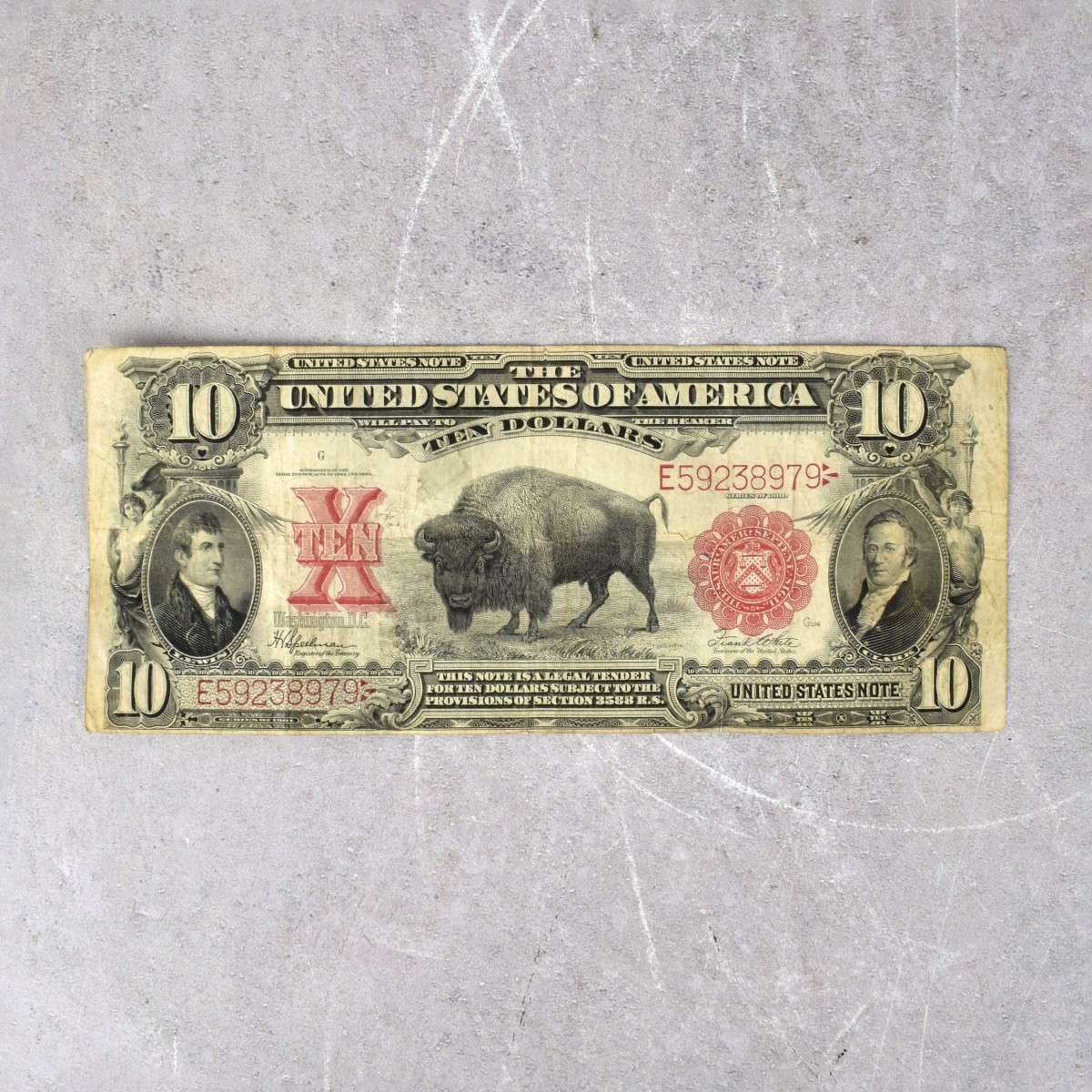 1901 US $10 "Bison" Bill