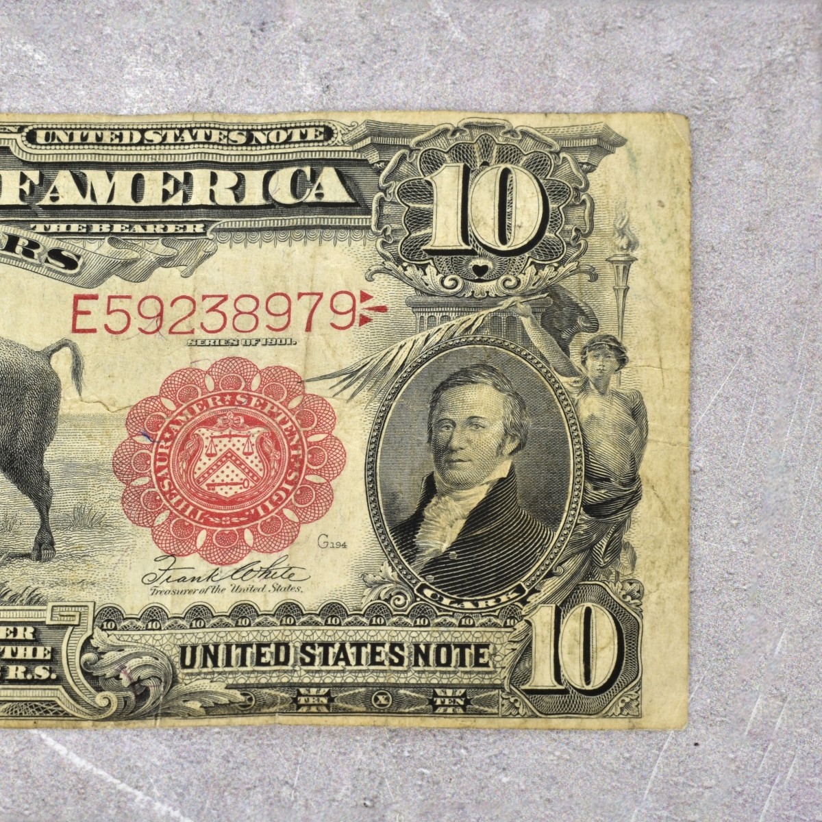 1901 US $10 "Bison" Bill