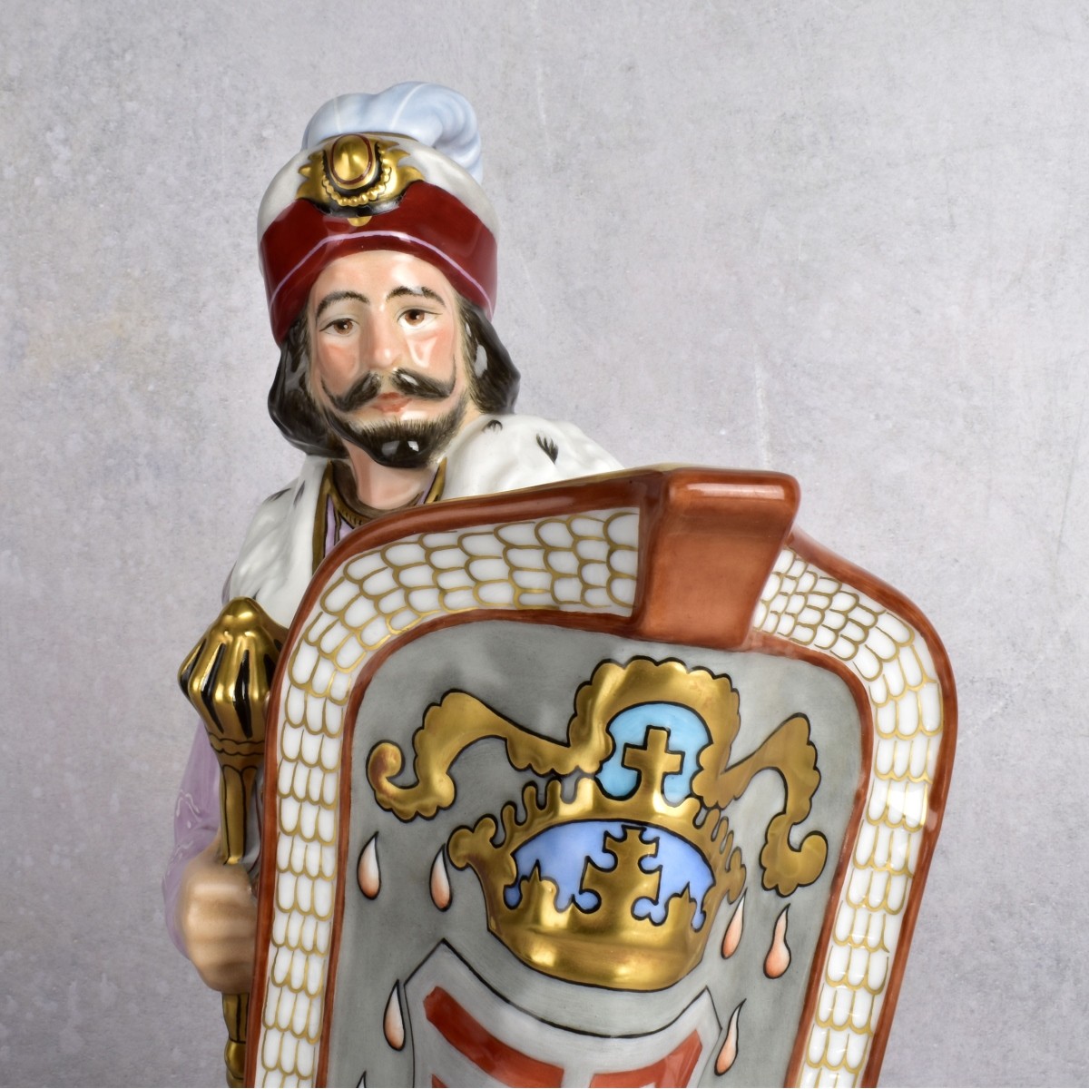 Herend Hungary Standing King with Scepter