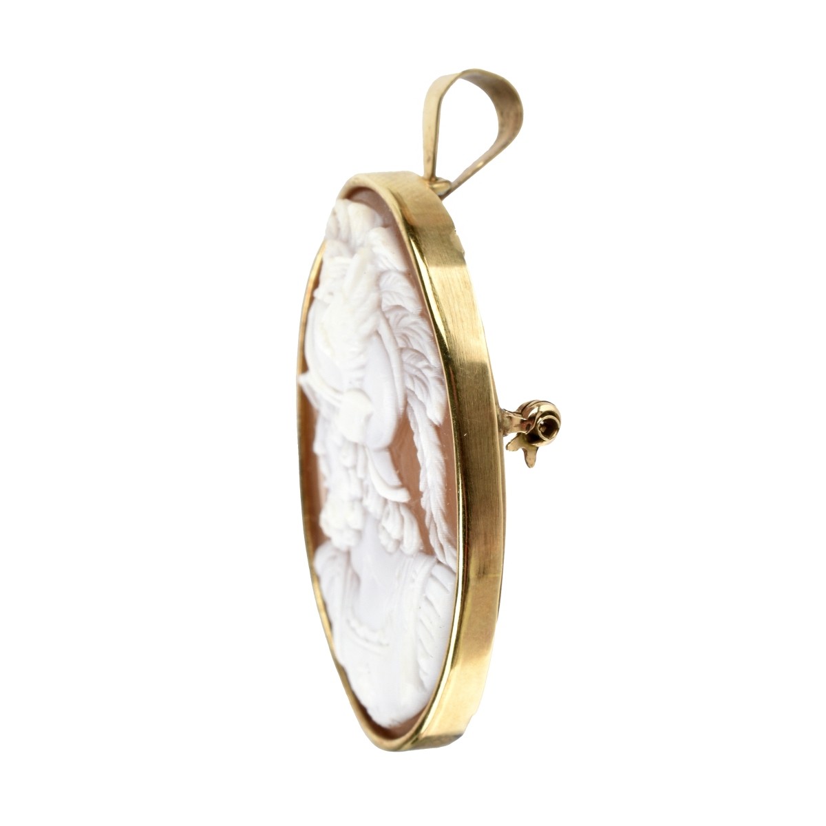 19th Cent. Italian Cameo Pendant / Brooch