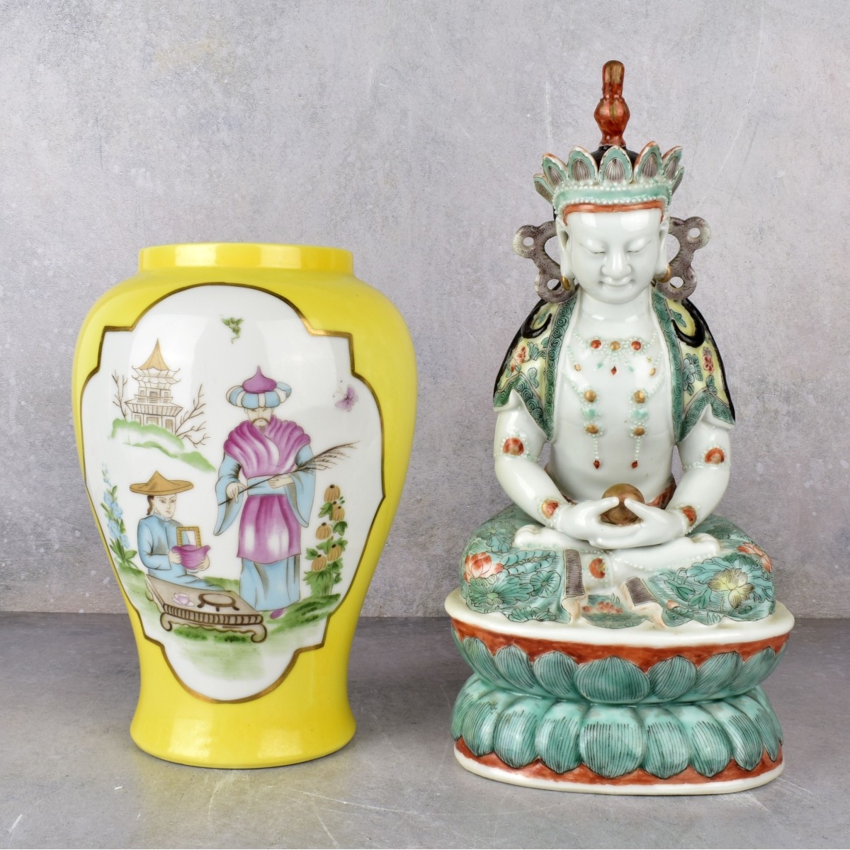 Chinese Rose Medallion Pieces