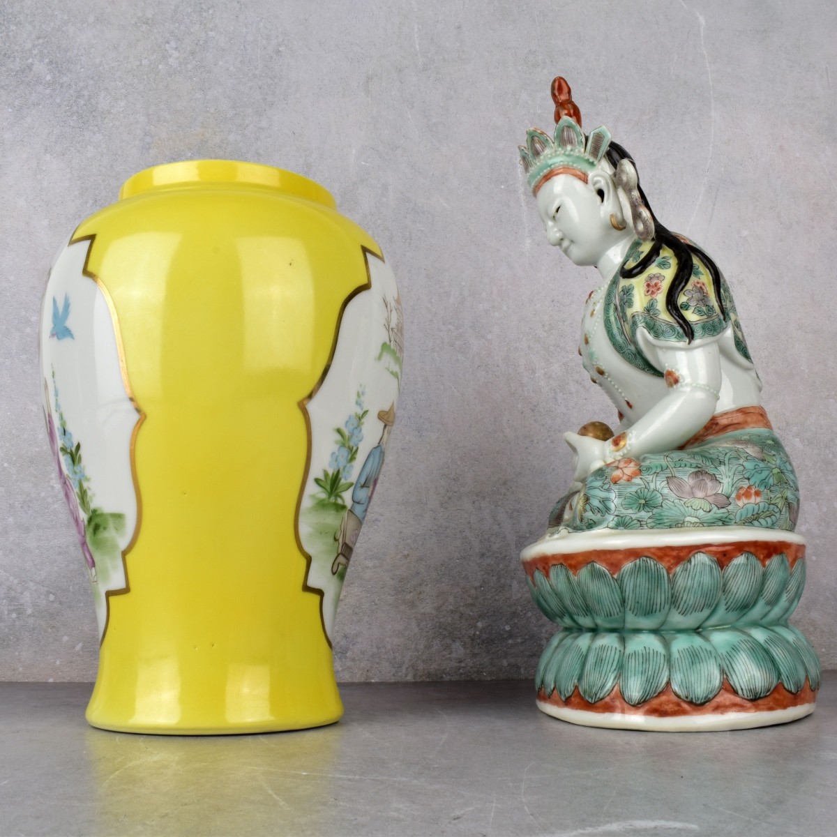 Chinese Rose Medallion Pieces