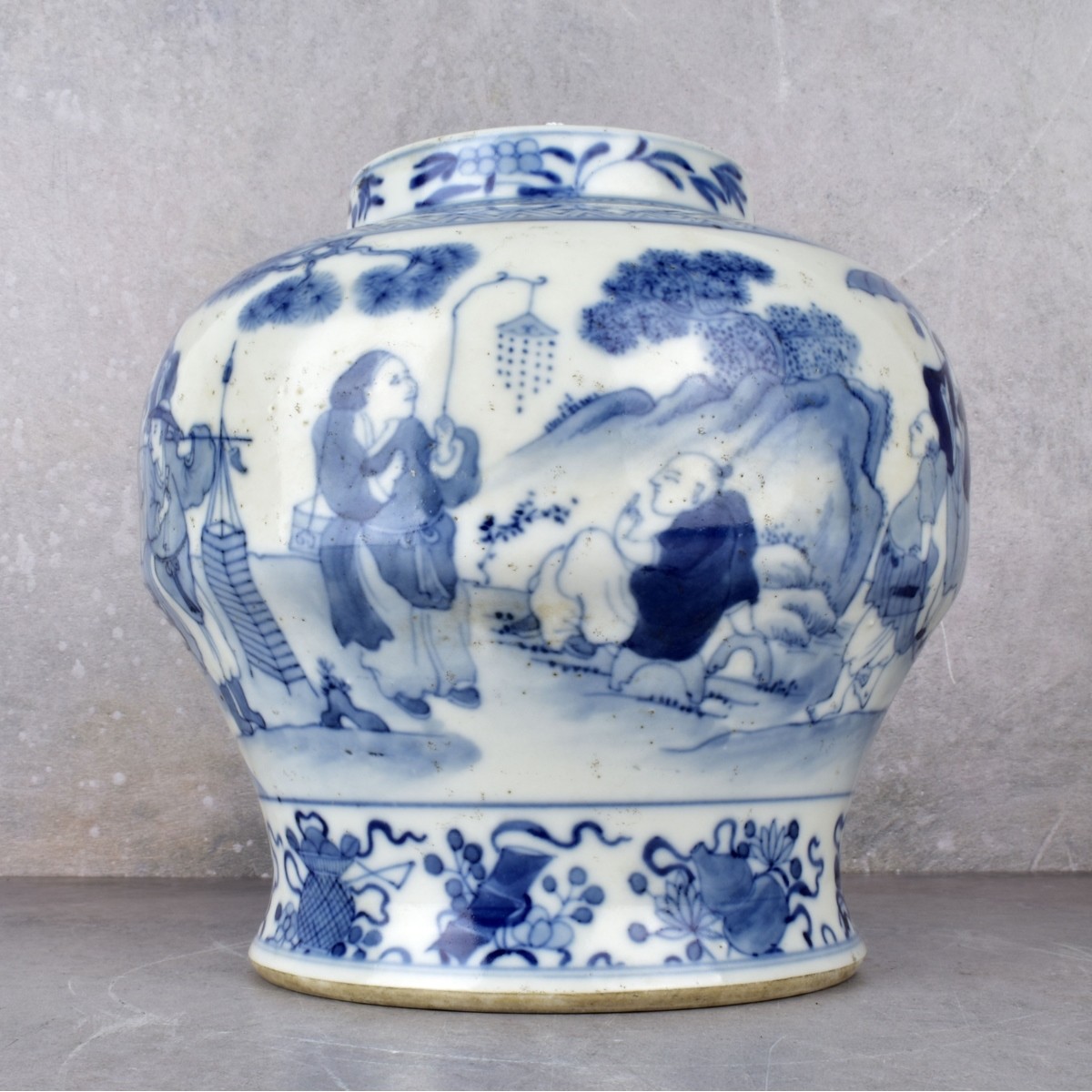 Chinese Blue and White Porcelain Jar