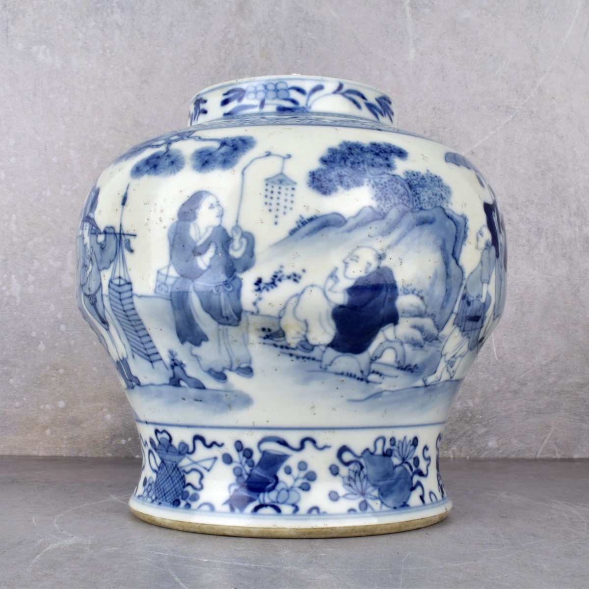 Chinese Blue and White Porcelain Jar