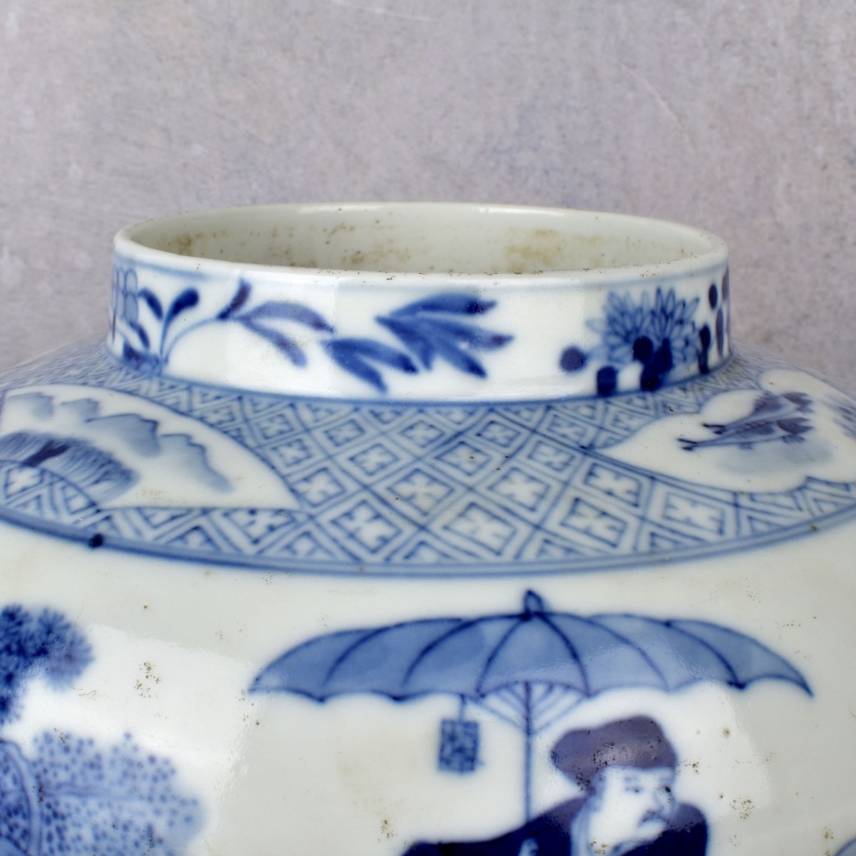 Chinese Blue and White Porcelain Jar