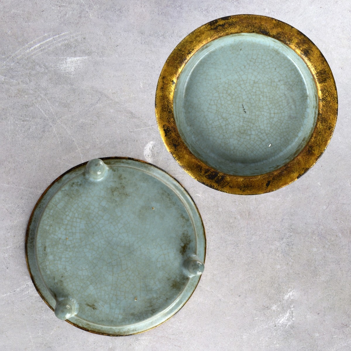 Chinese Celadon Washer/Stand