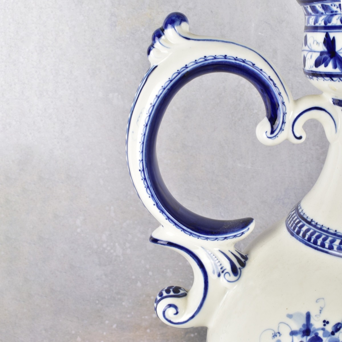 Gzhel-style Russian Ceramic Pitcher