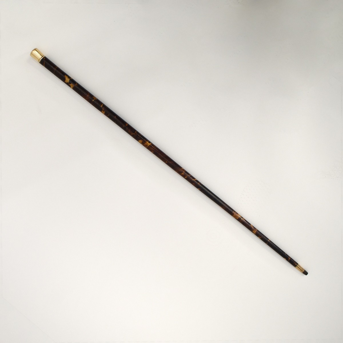 Antique Gold Tip Presentation Walking Stick