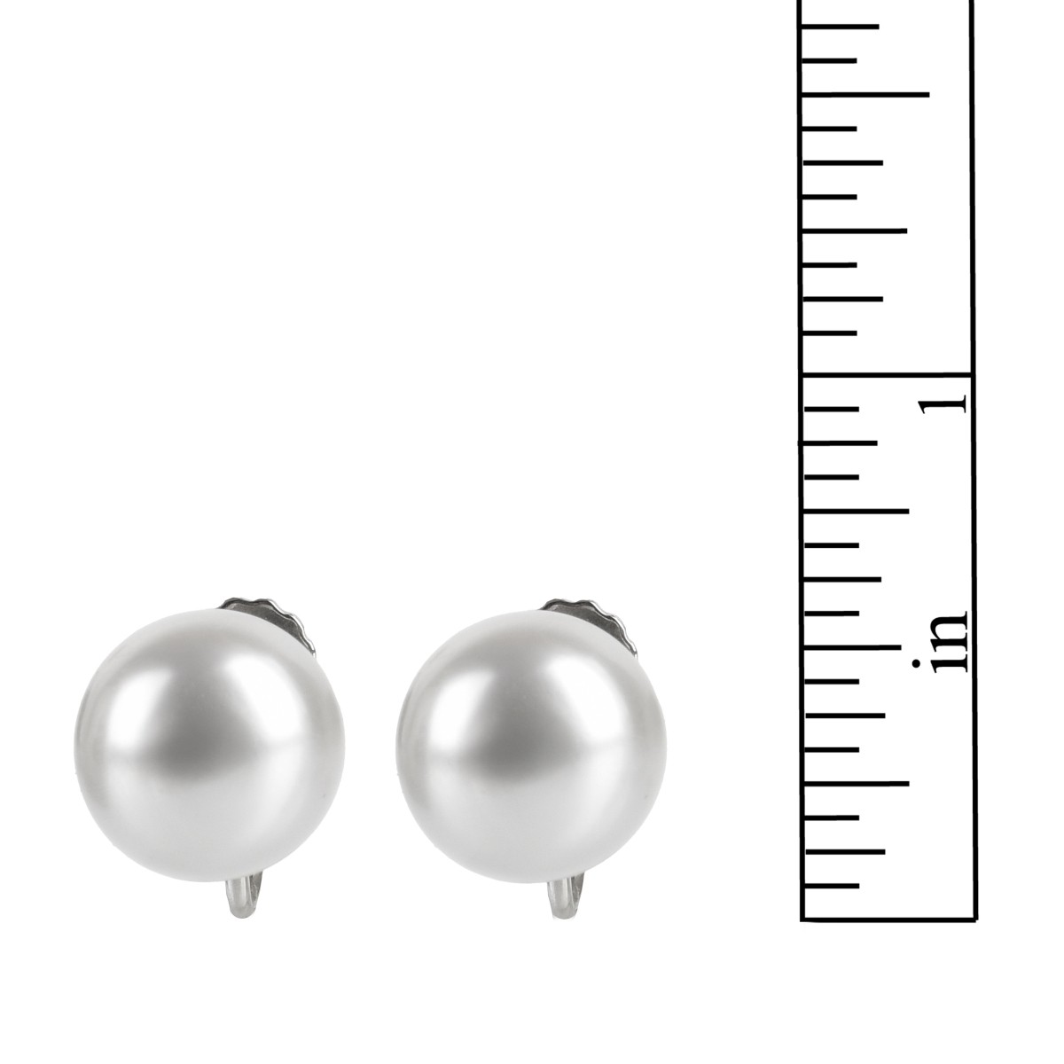 Pearl and 14K Earrings