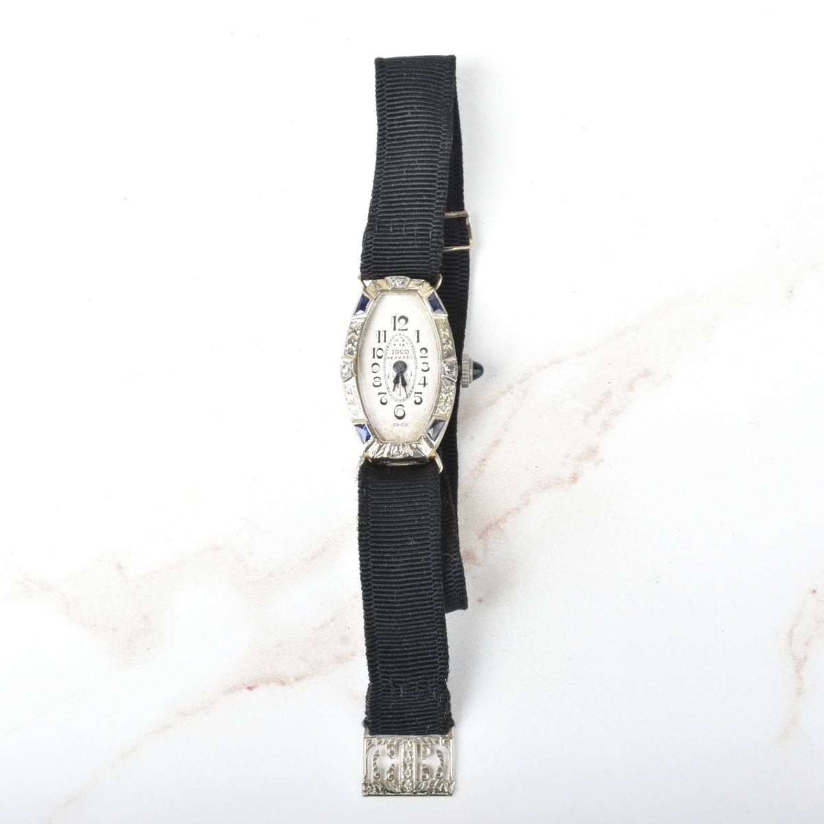 Deco Platinum Watch
