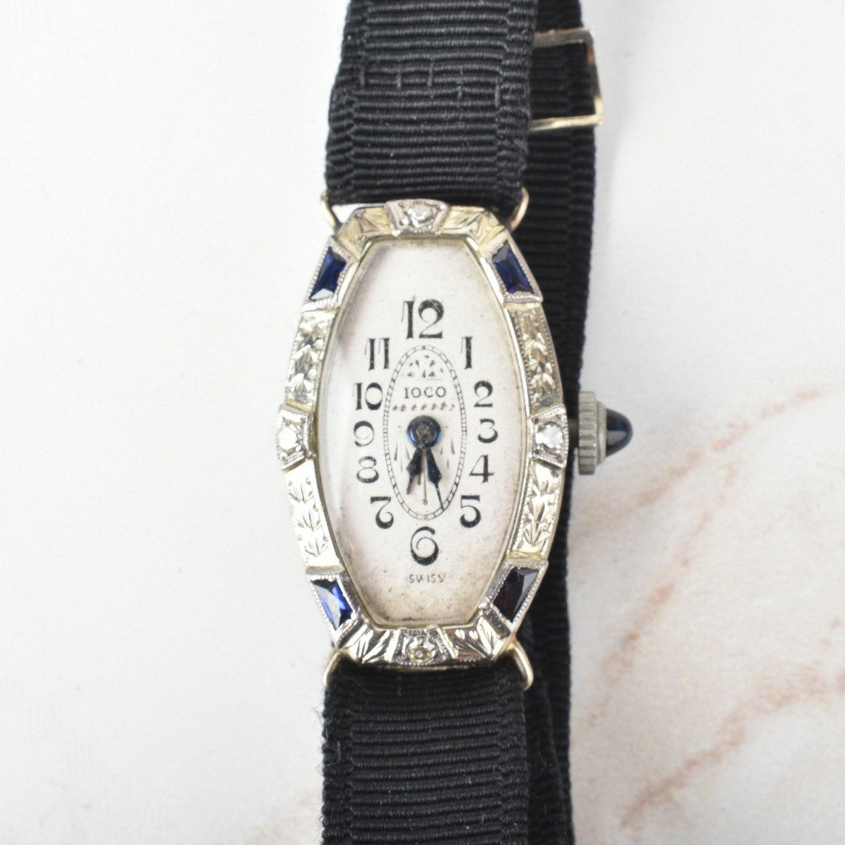 Deco Platinum Watch