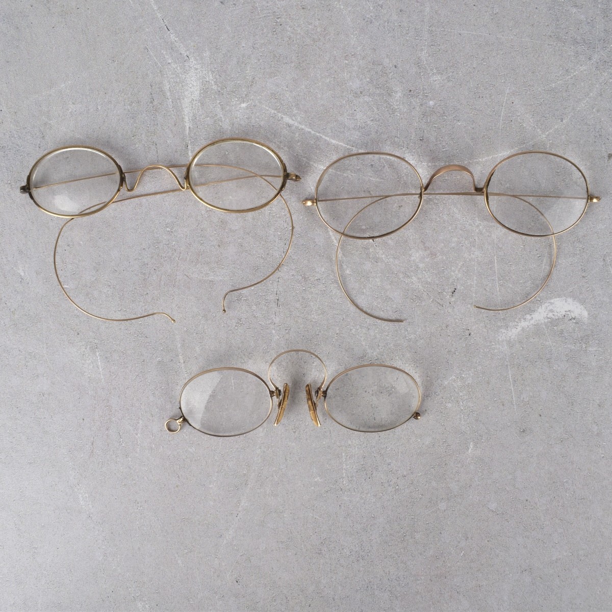 12 Karat Yellow Gold Frame Reading Glasses