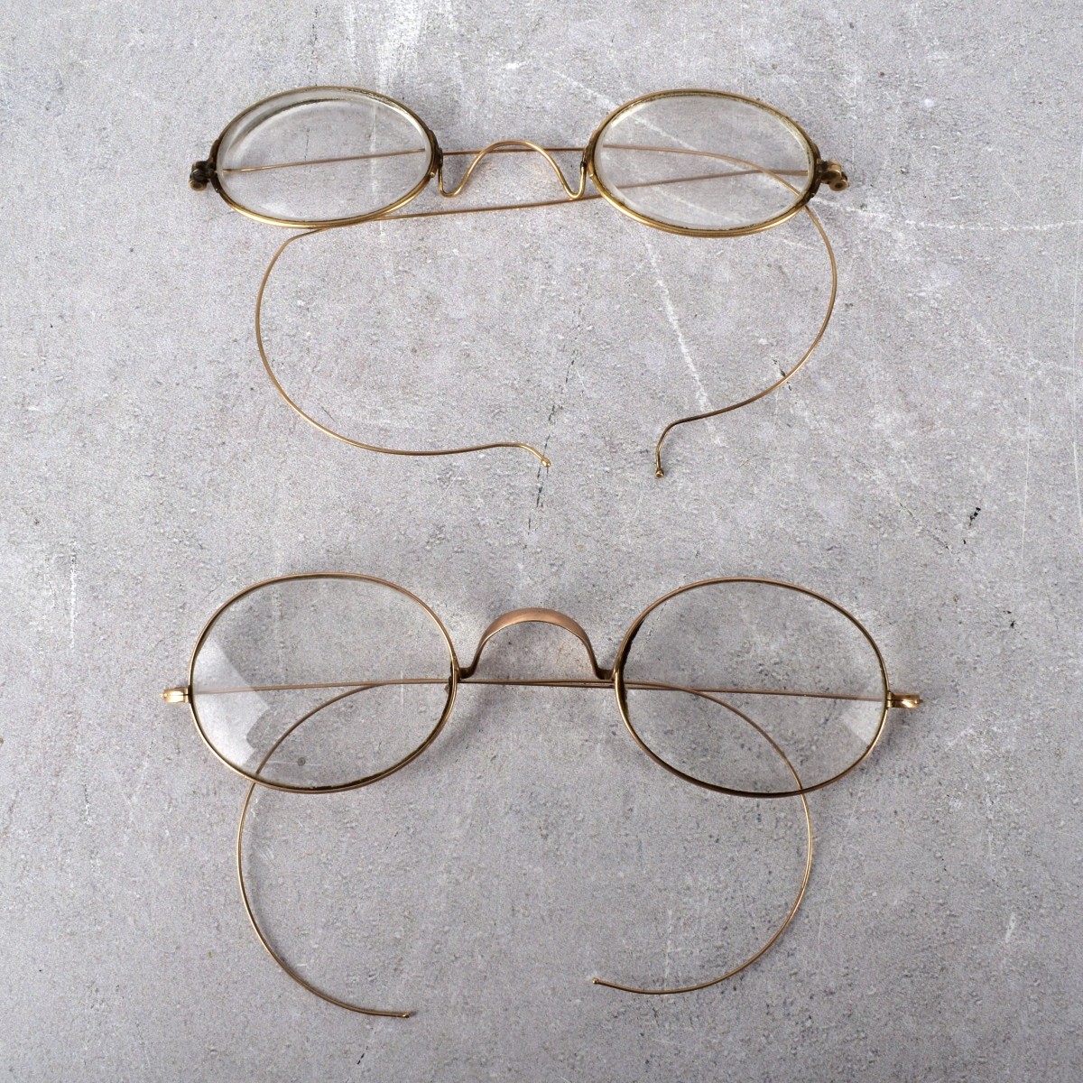 12 Karat Yellow Gold Frame Reading Glasses