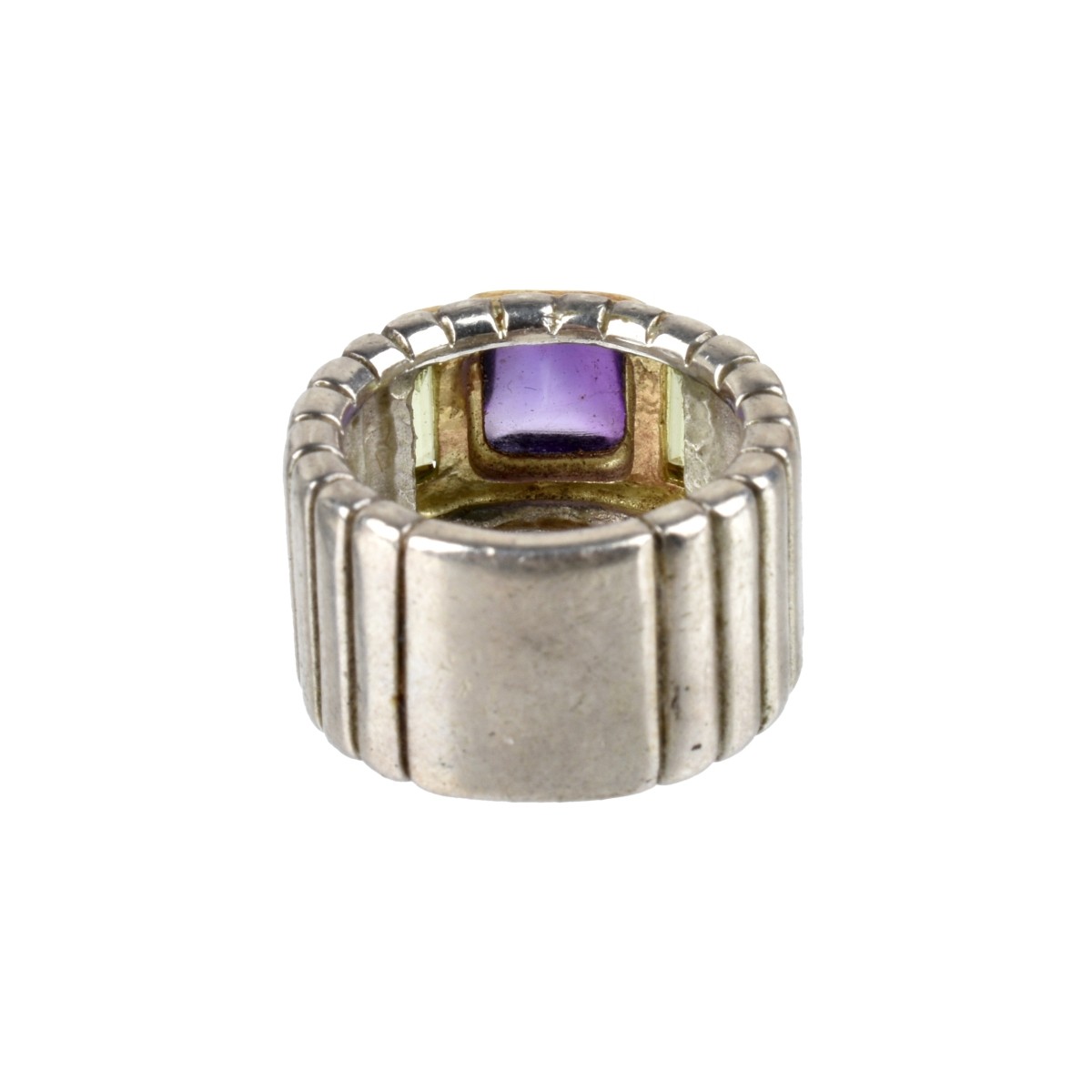 Gemstone, 14K and Sterling Ring