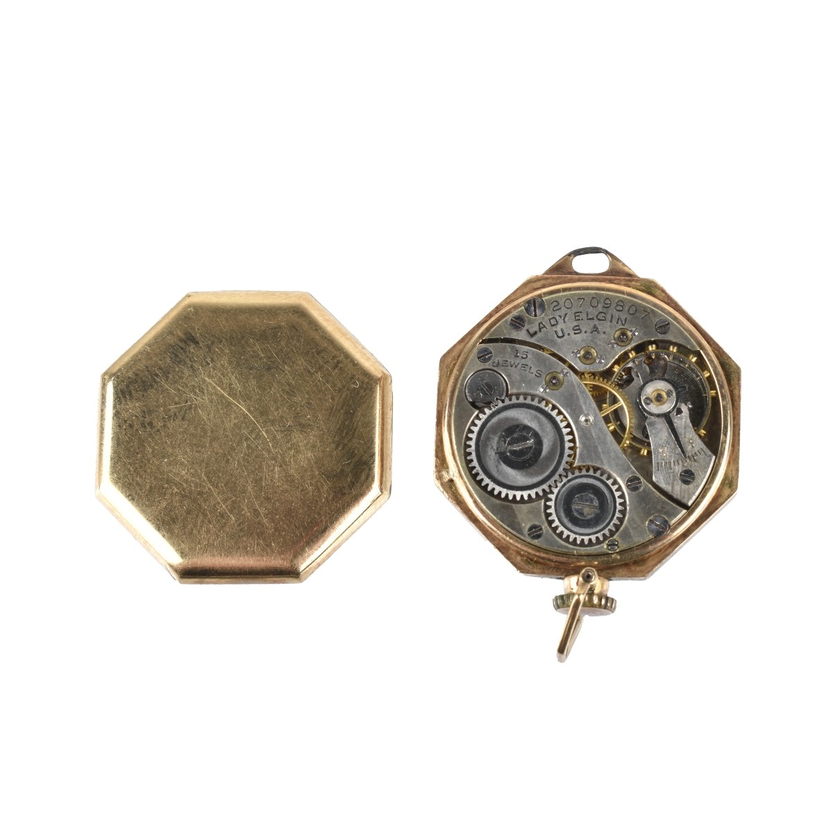 Lady's Elgin 14K Pocket Watch