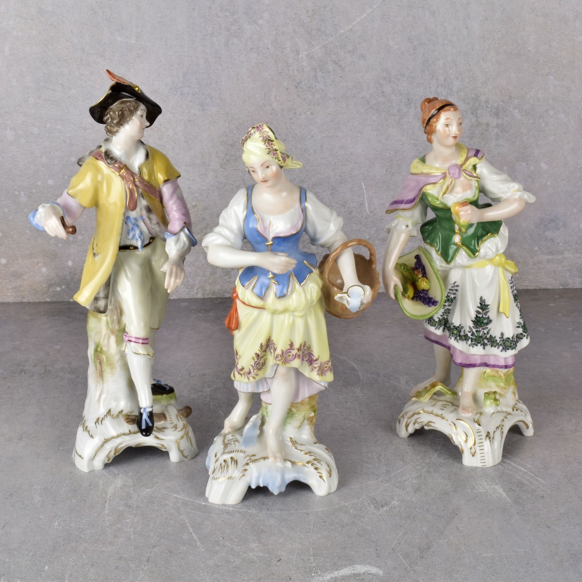 Vintage KPM German Porcelain Figurines