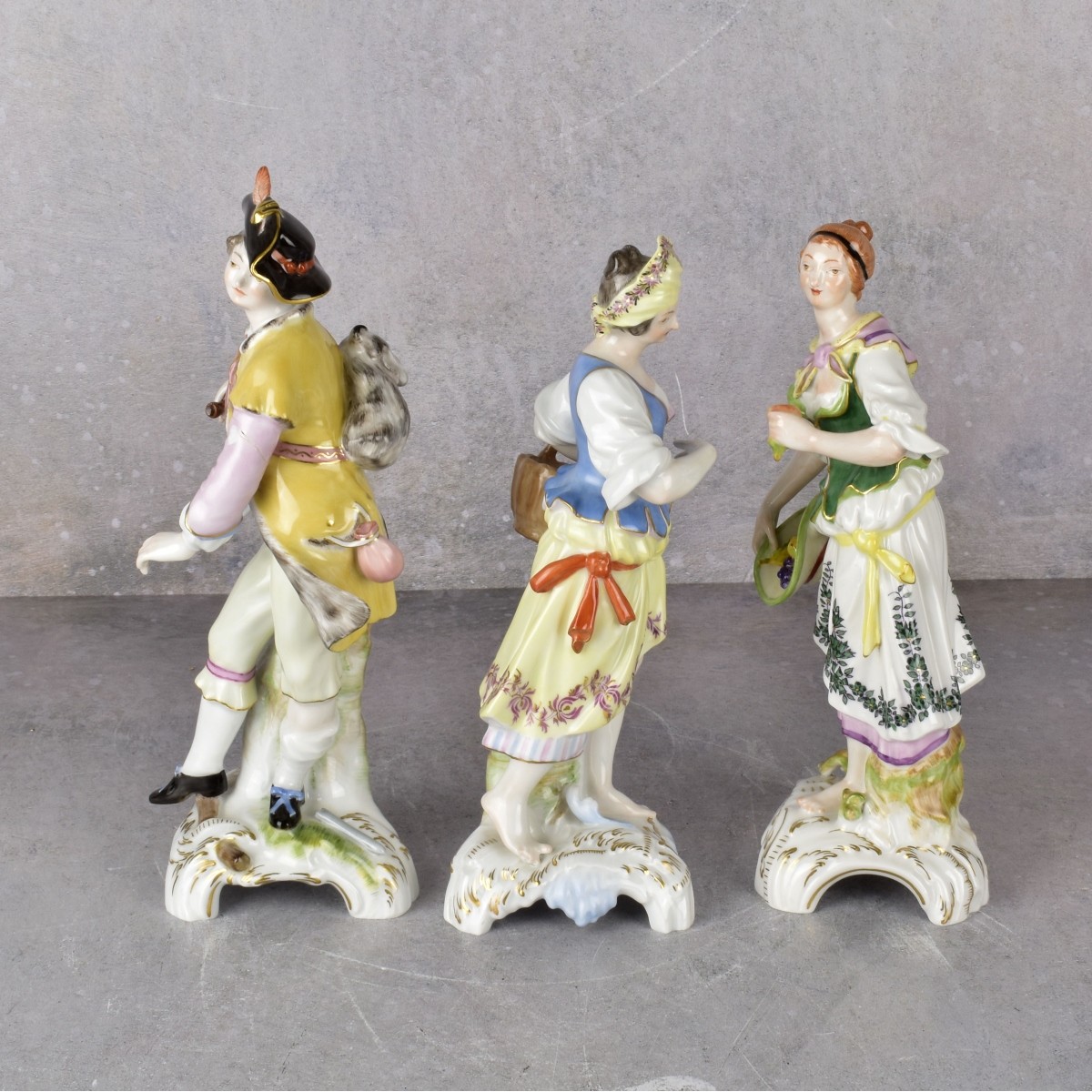Vintage KPM German Porcelain Figurines