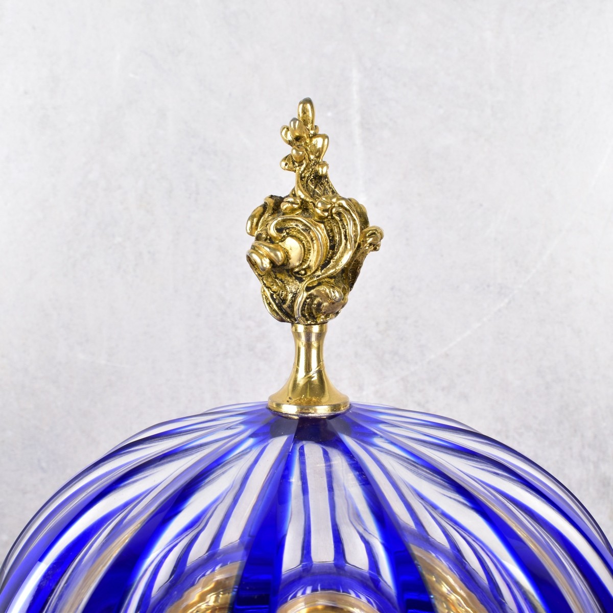 Vintage Martin Benito Crystal Ormolu Compote