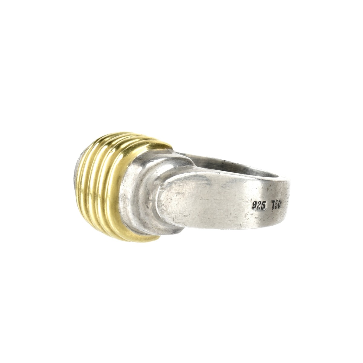 18K and Sterling Ring