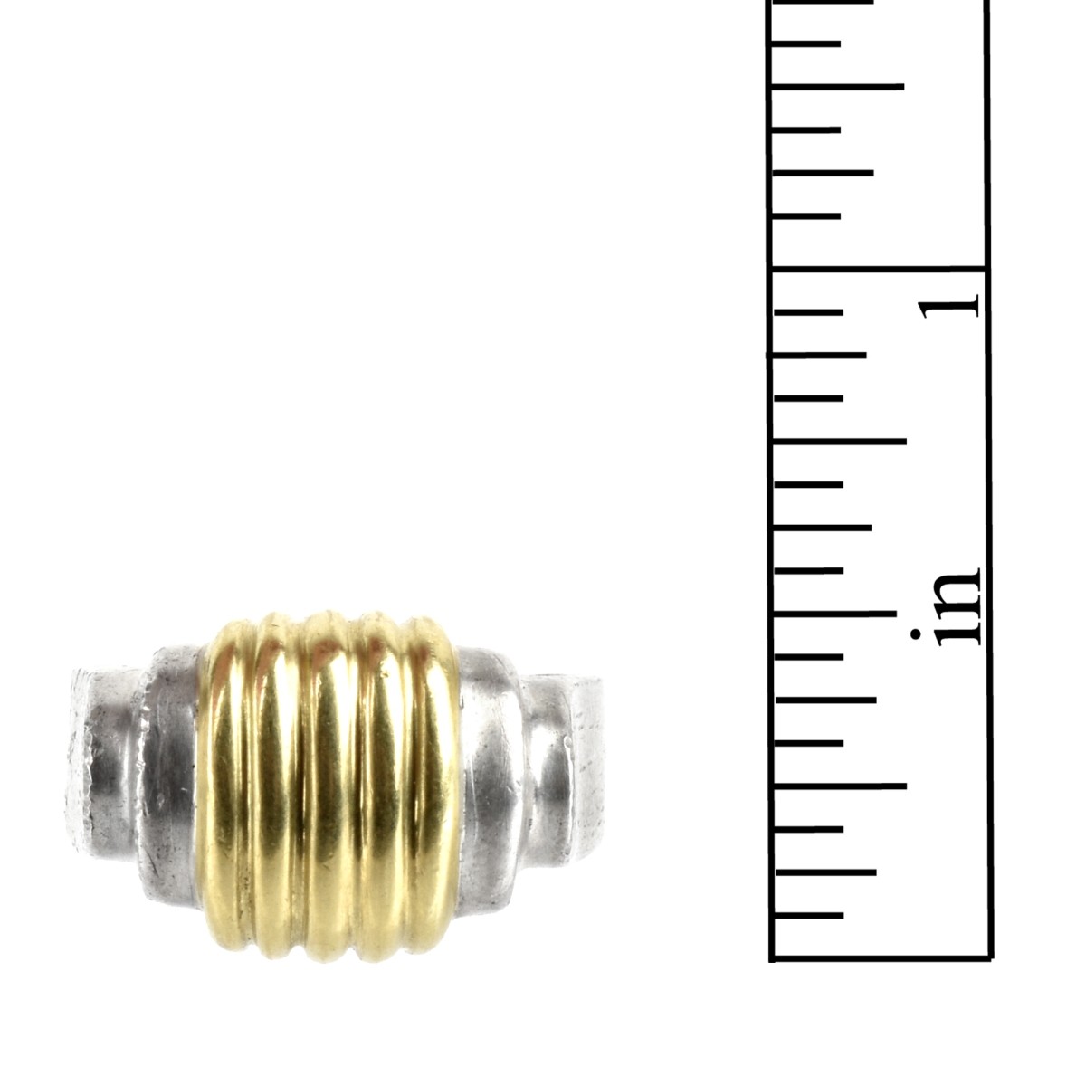 18K and Sterling Ring