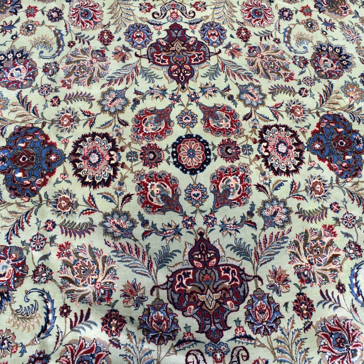 Antique Persian Kashan Carpet by Tavasoly