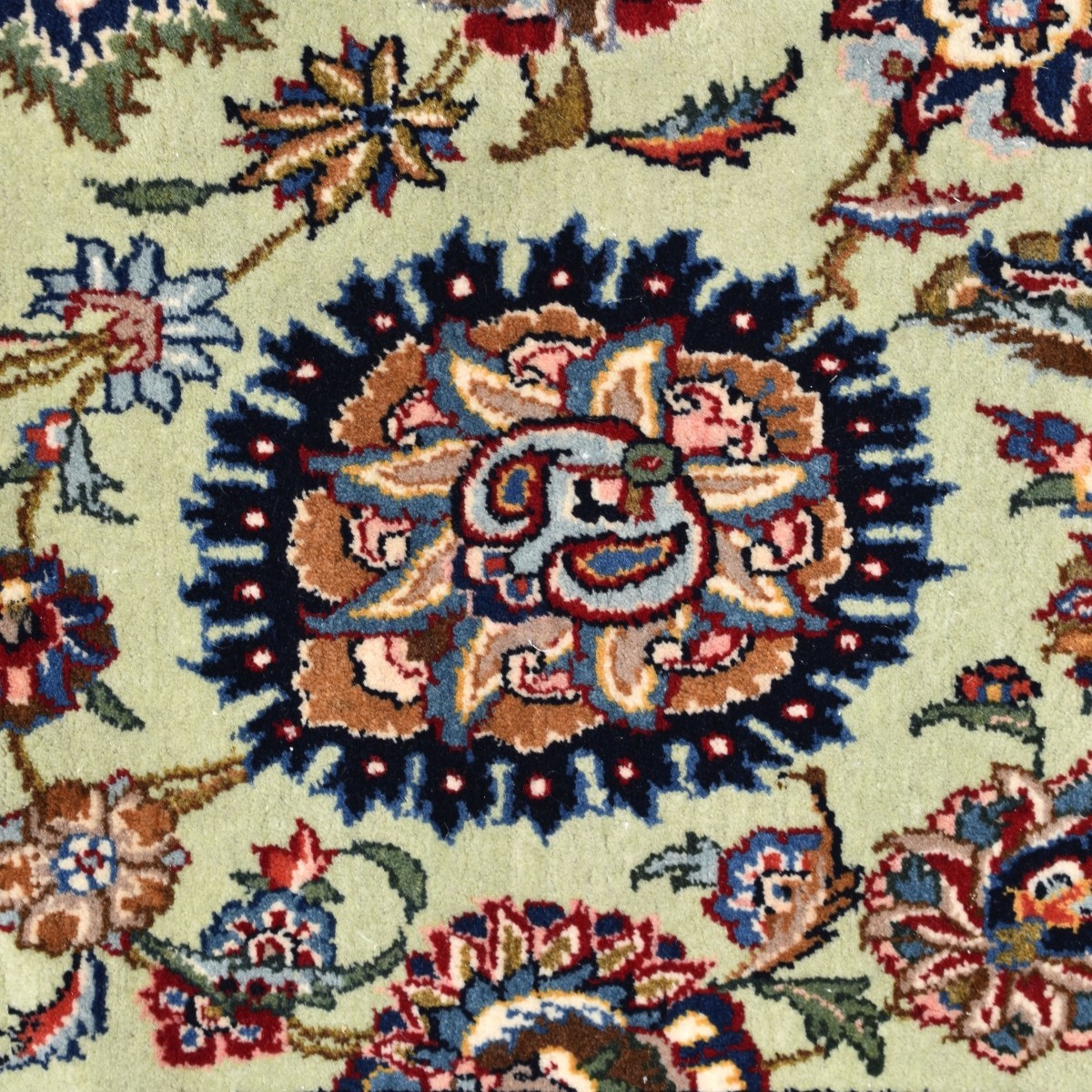 Antique Persian Kashan Carpet by Tavasoly
