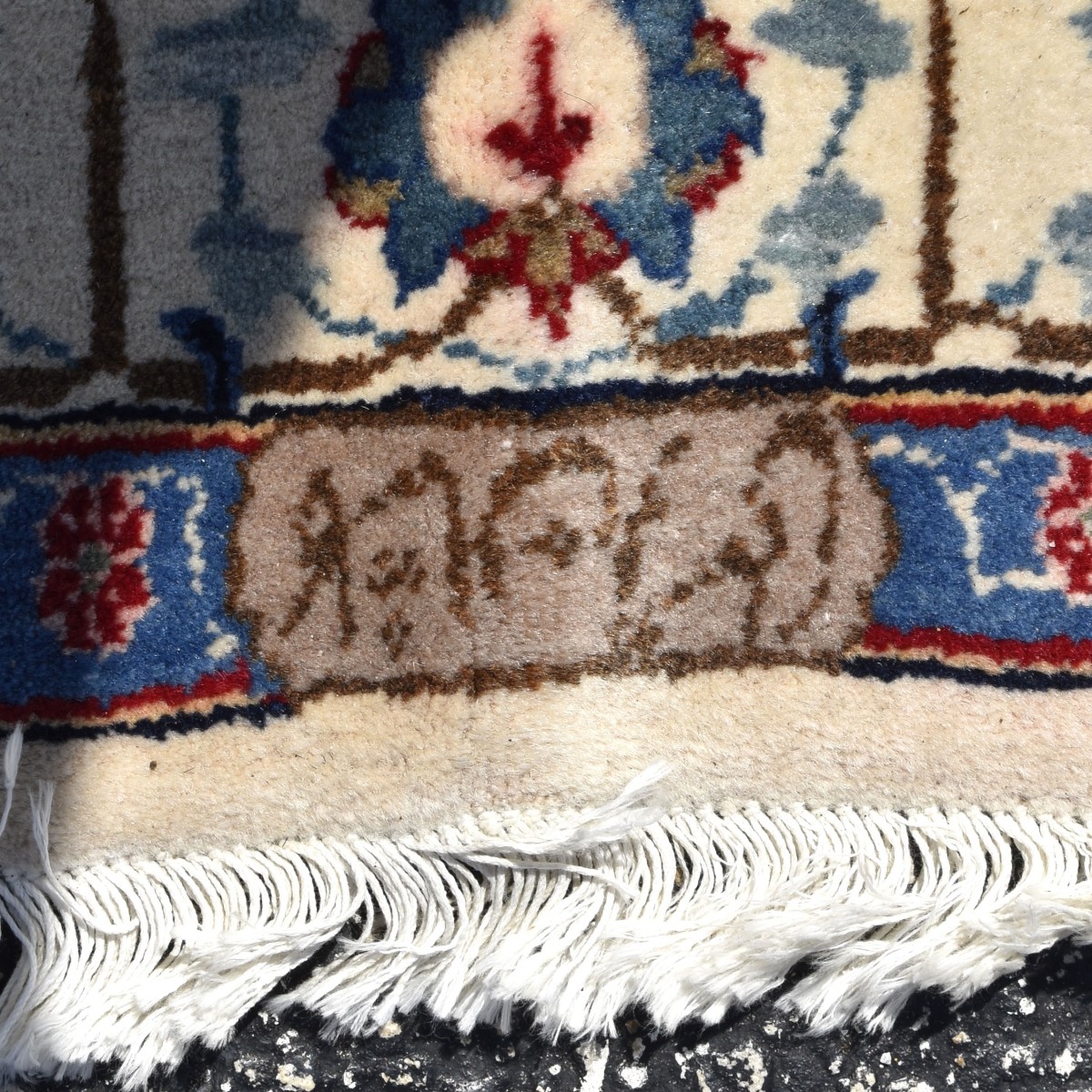 Antique Persian Kashan Carpet by Tavasoly