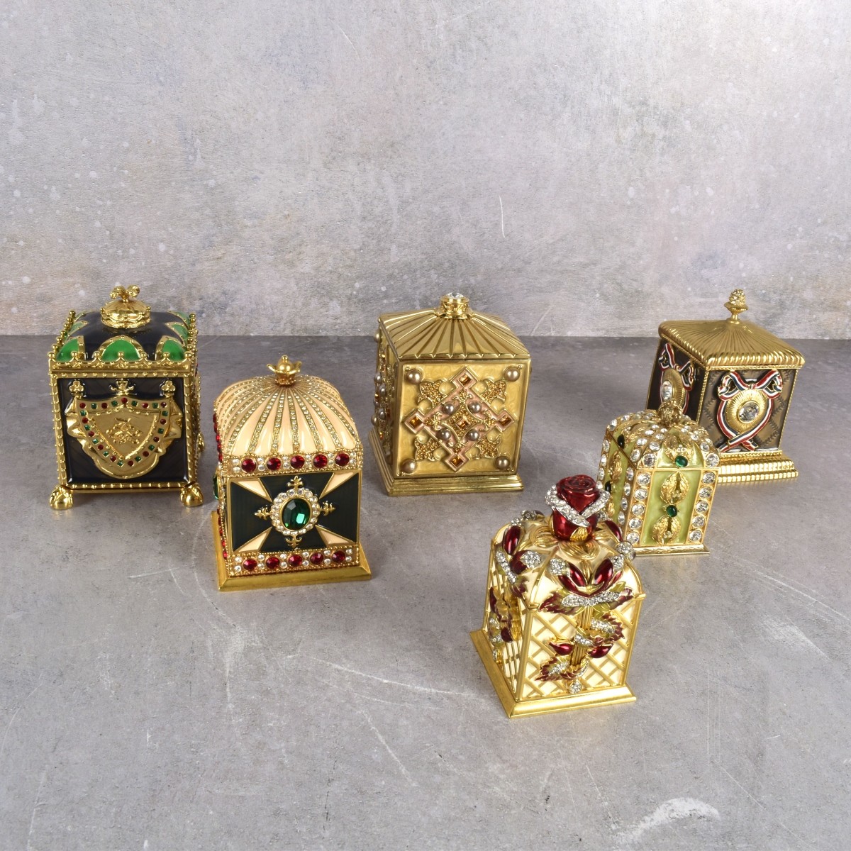 Collection of Wendy Reed Trinket Boxes
