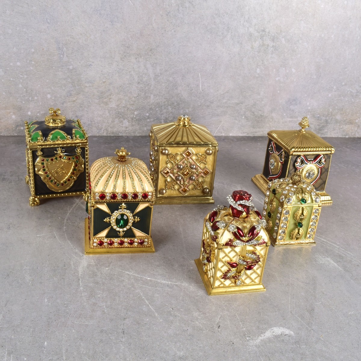 Collection of Wendy Reed Trinket Boxes
