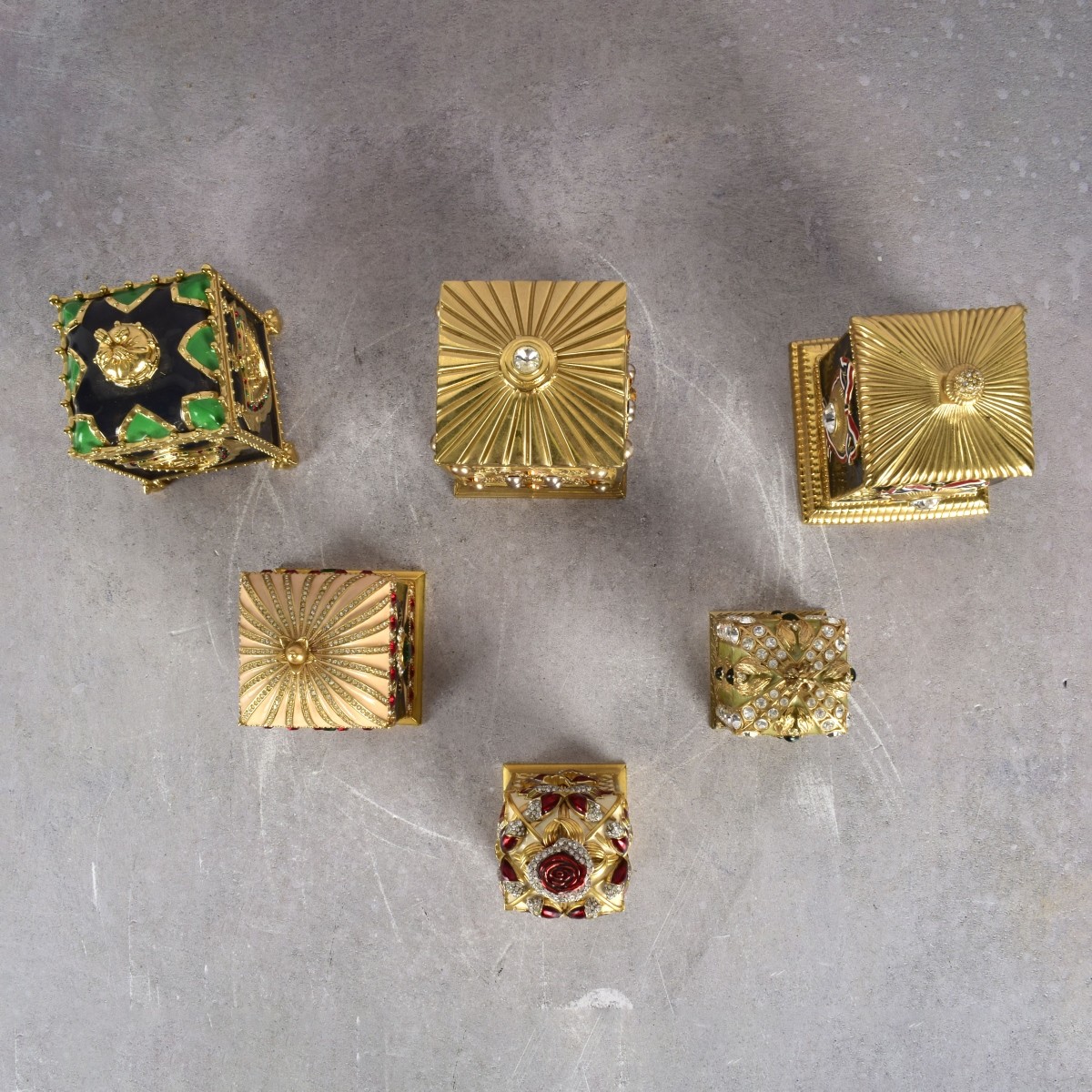 Collection of Wendy Reed Trinket Boxes