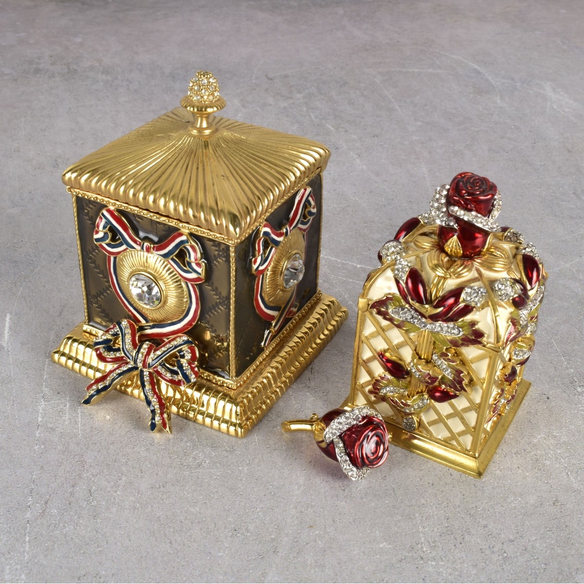 Collection of Wendy Reed Trinket Boxes