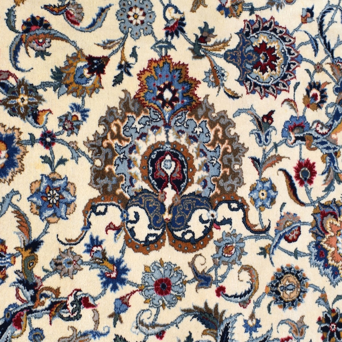Antique Persian Kashan Carpet