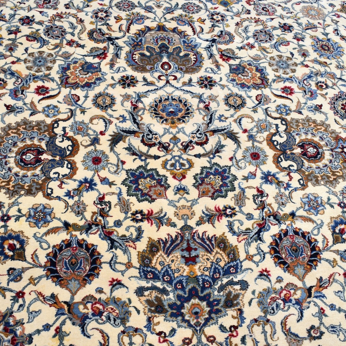 Antique Persian Kashan Carpet