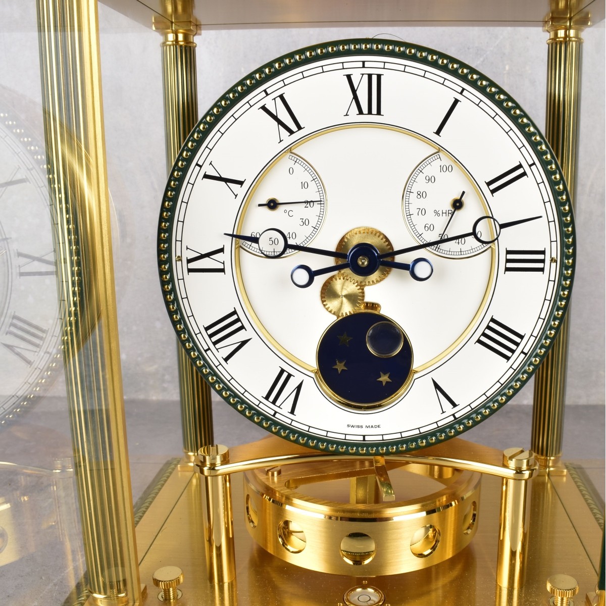Vintage Jaeger LeCoultre Atmos Moon Phase Clock