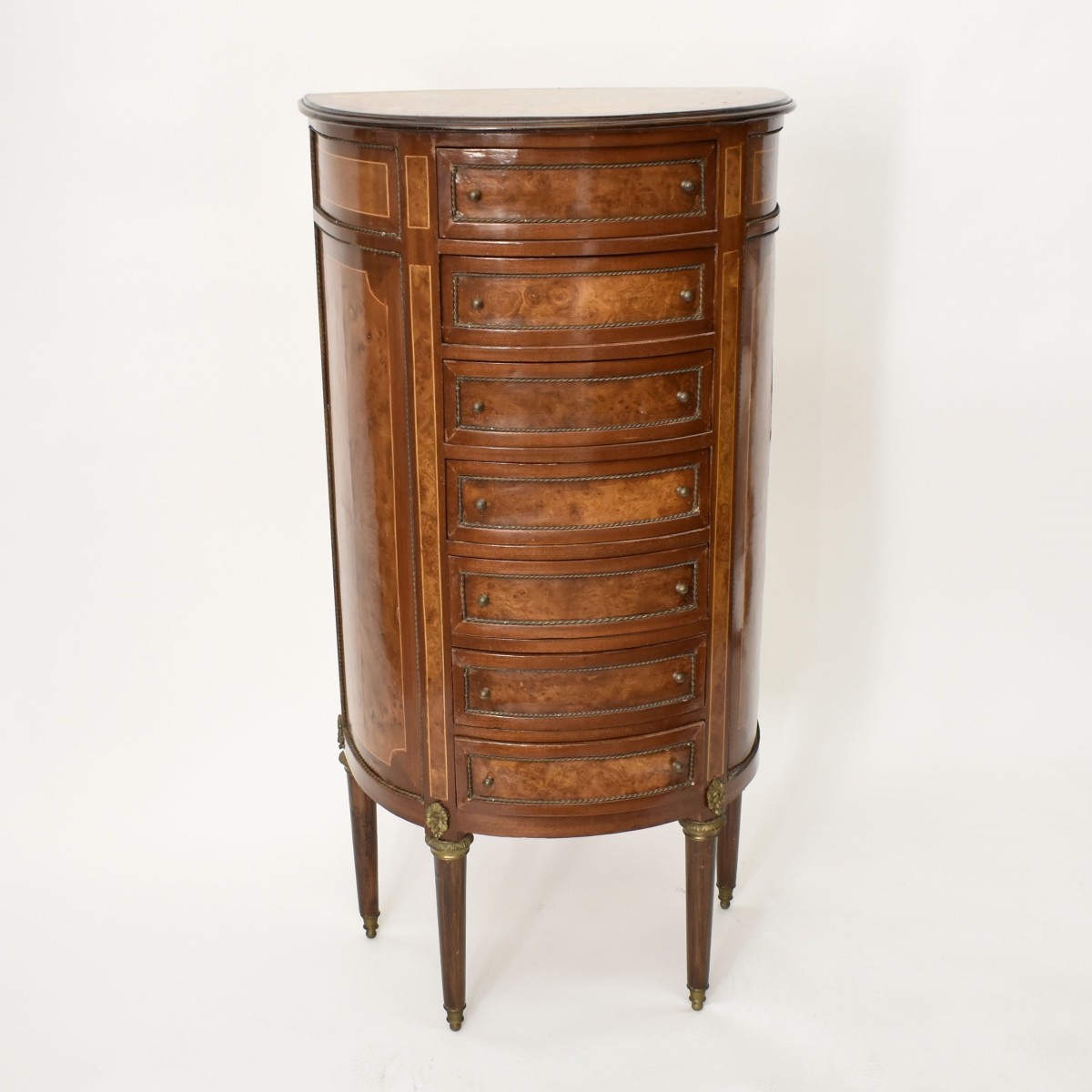 Vintage Louis XVI Style Semainier Cabinet