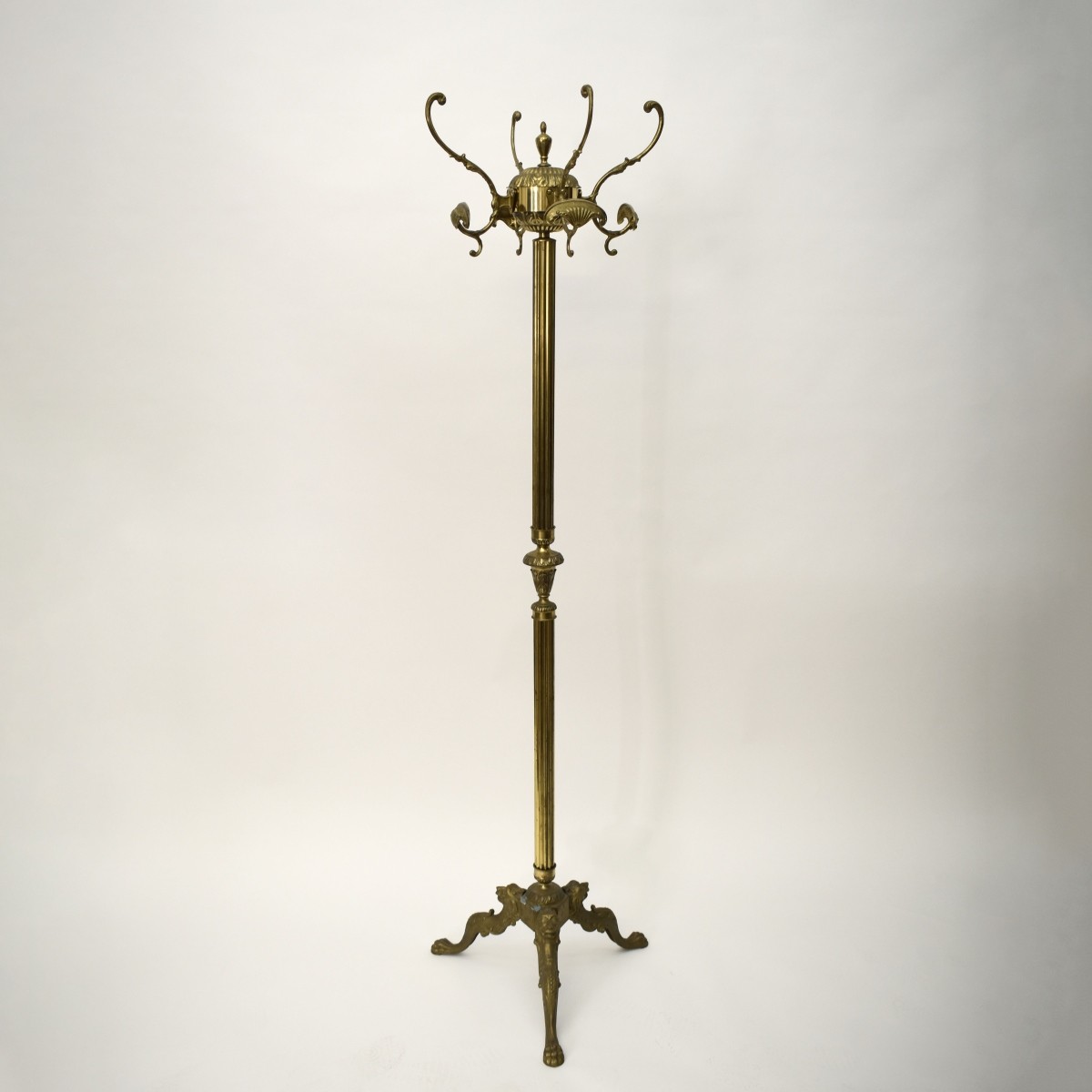 MCM Italian Victorian Brass Coat Rack