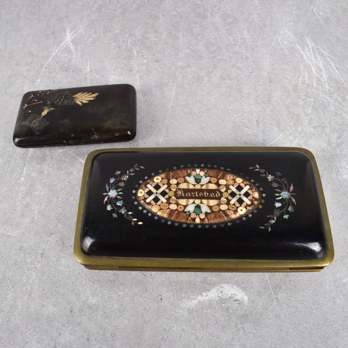 Fine Antique Inlaid Boxes