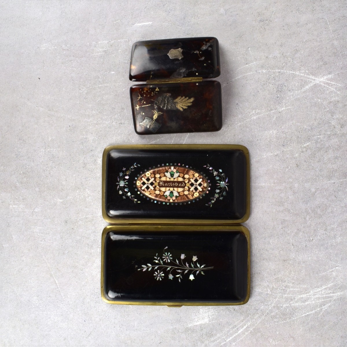 Fine Antique Inlaid Boxes
