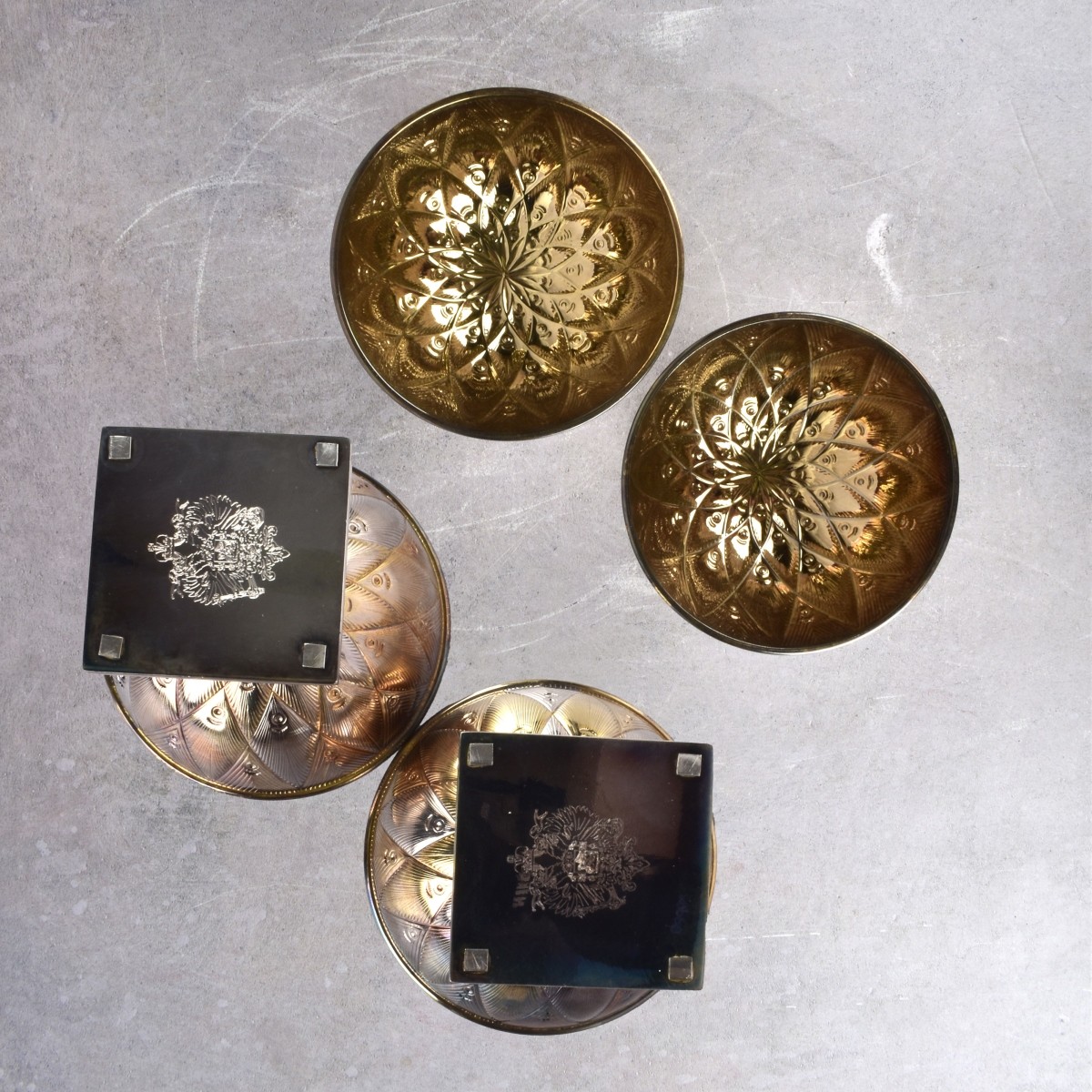Pair of Silver Plate Compotes