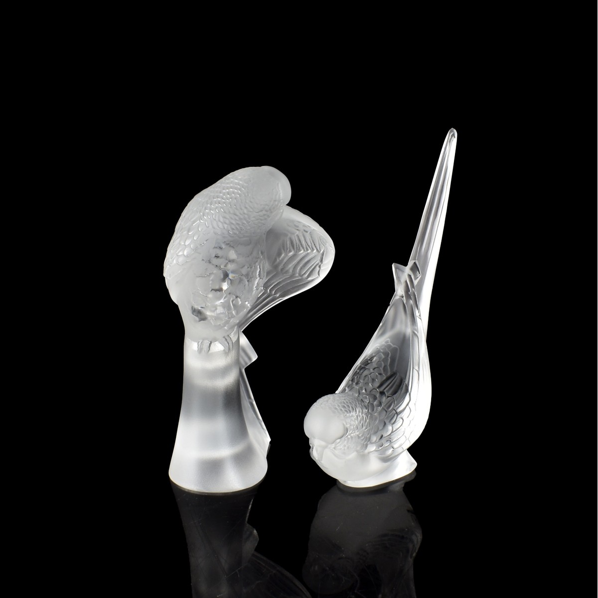 Crystal Lalique Bird Figurines