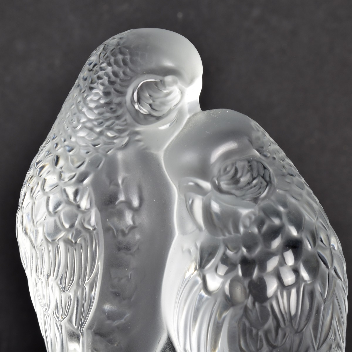 Lalique Figurine of Parakeets