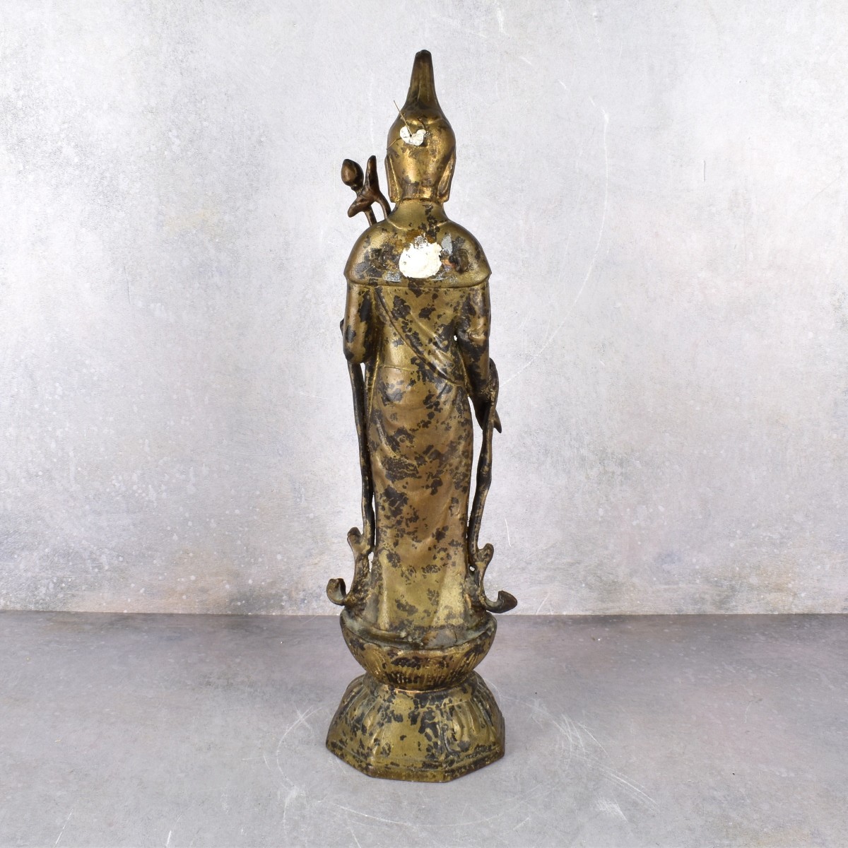 Bronze Sculpture of a Standing Guanyin