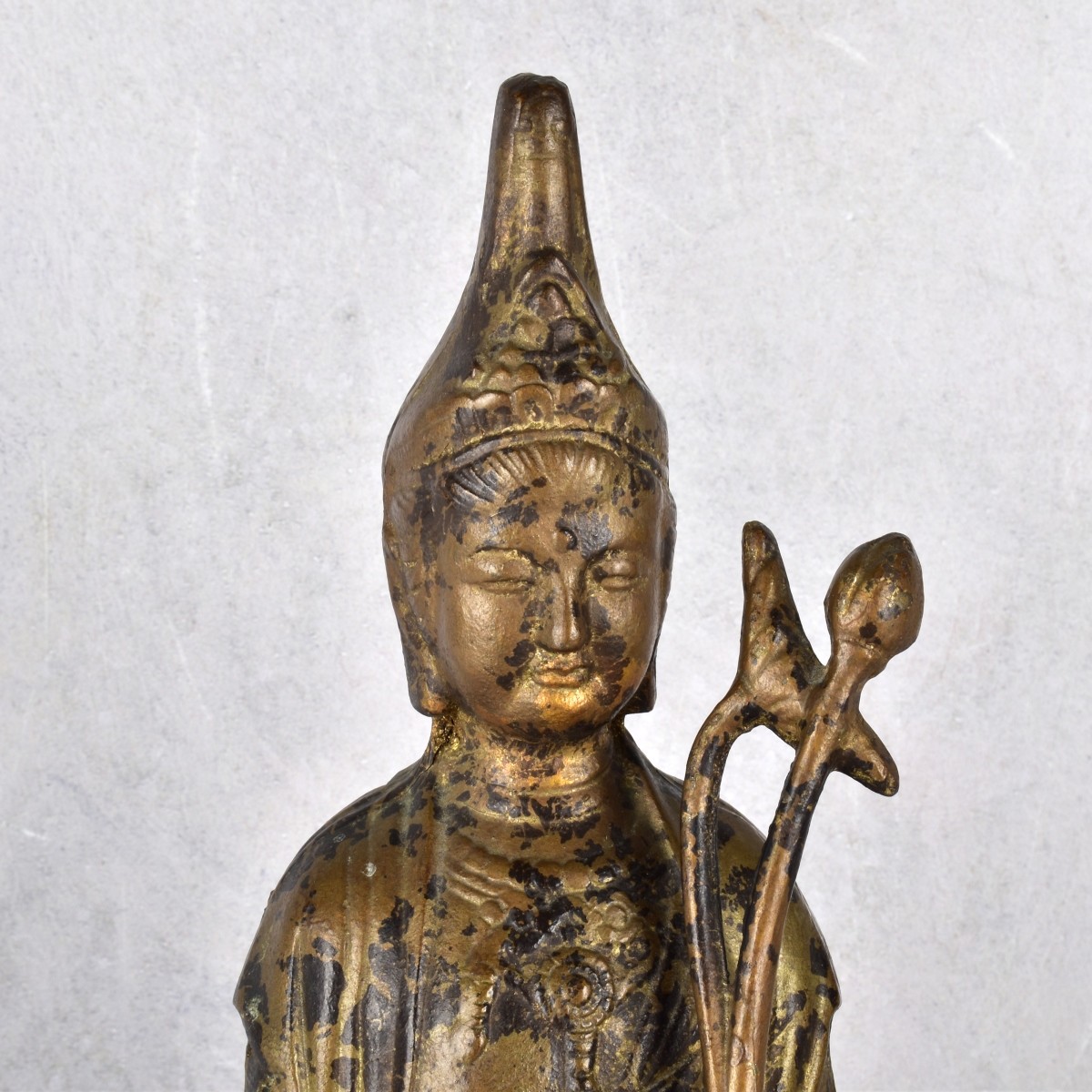 Bronze Sculpture of a Standing Guanyin