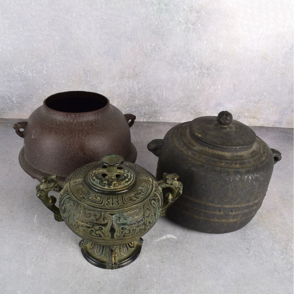 Antique Asian Bronze Vessels