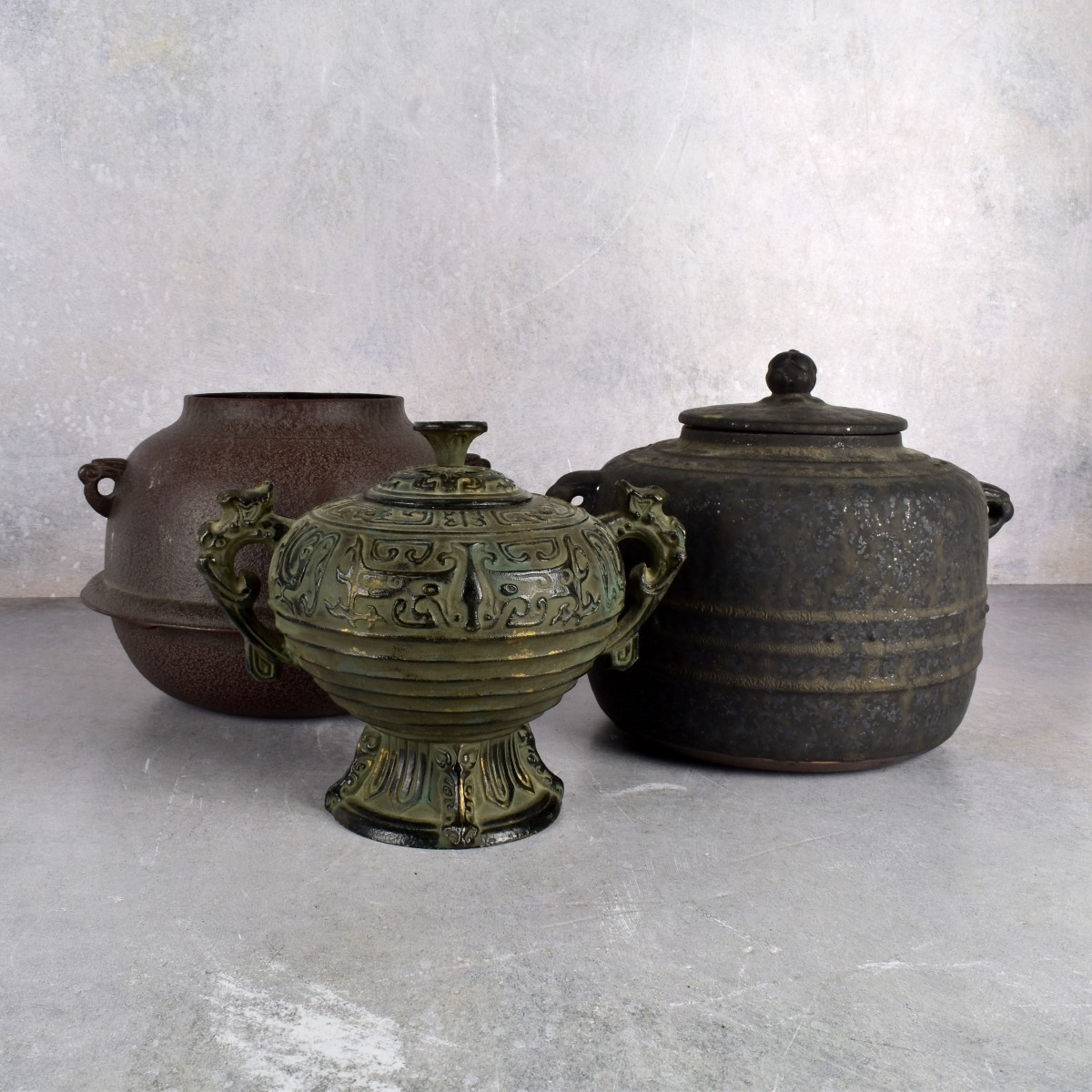 Antique Asian Bronze Vessels