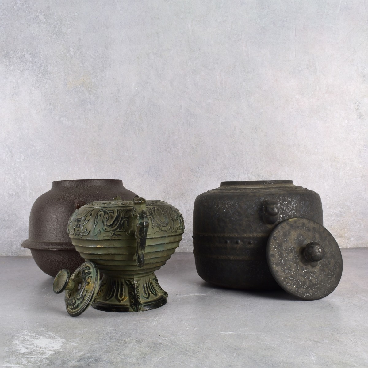 Antique Asian Bronze Vessels